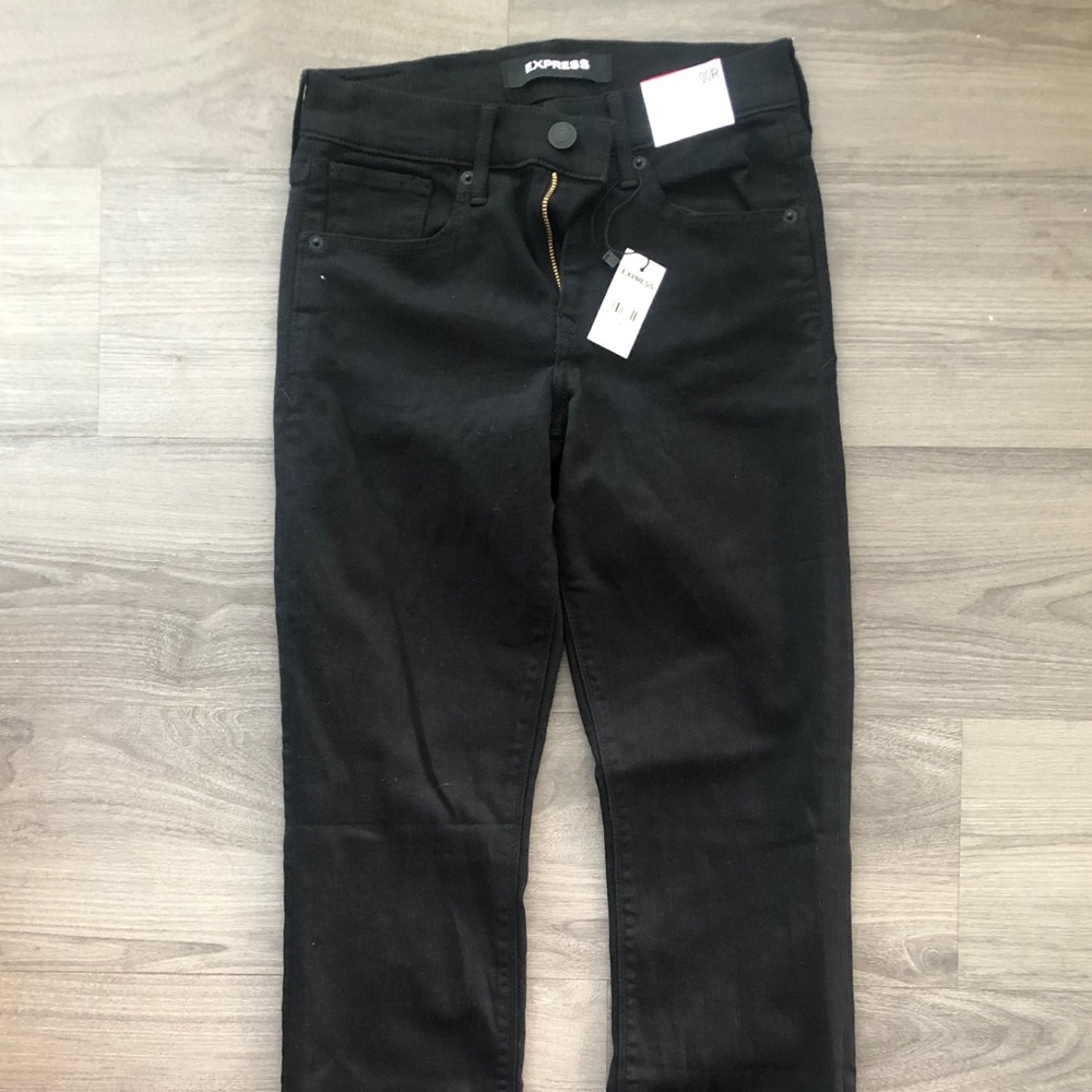 NWT- EXPRESS Black Skinny Jeans